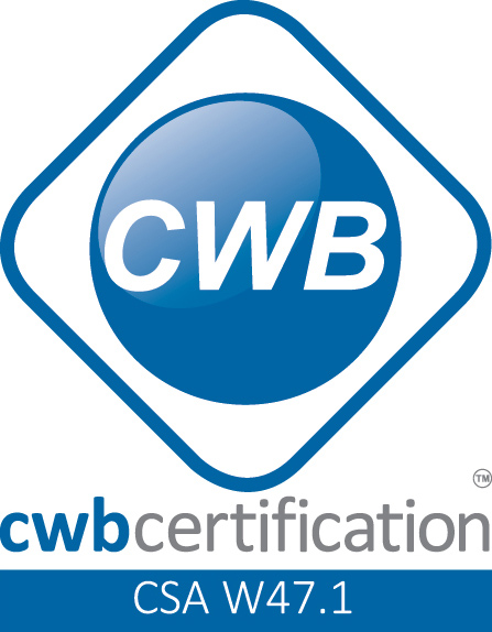 Canadian Welding Bureau Certified CSA W47.1
